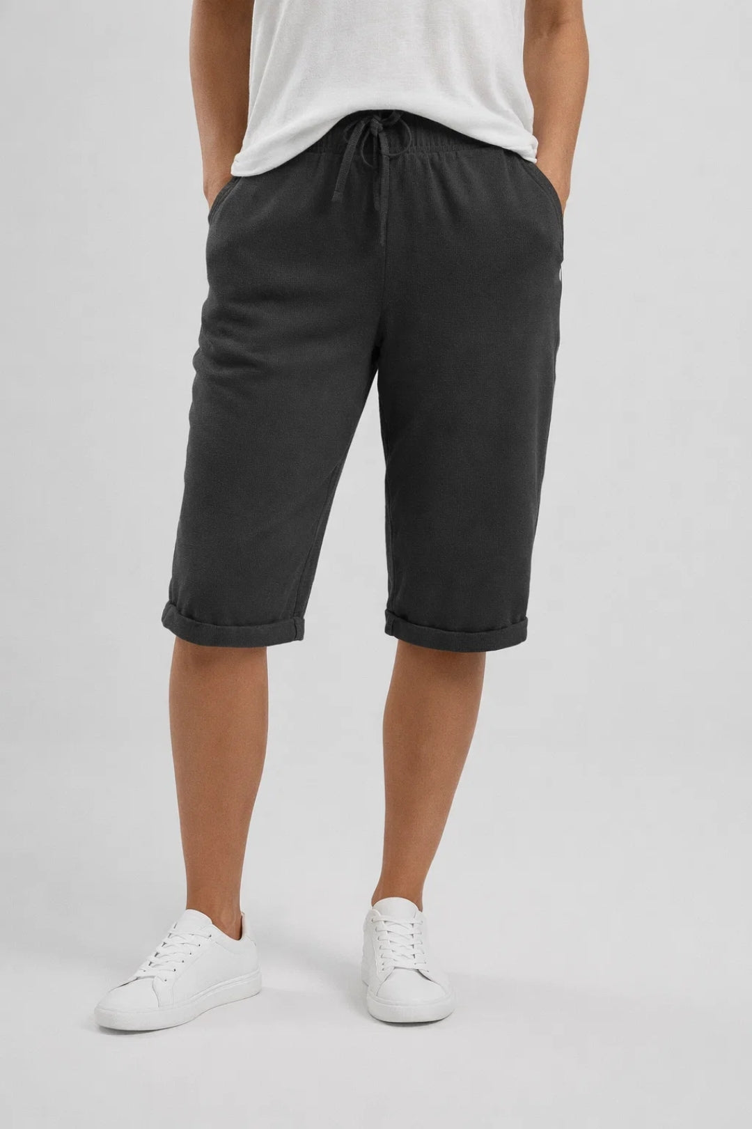 Ladies' Shorts Wide Fit Elastic Waist Summer