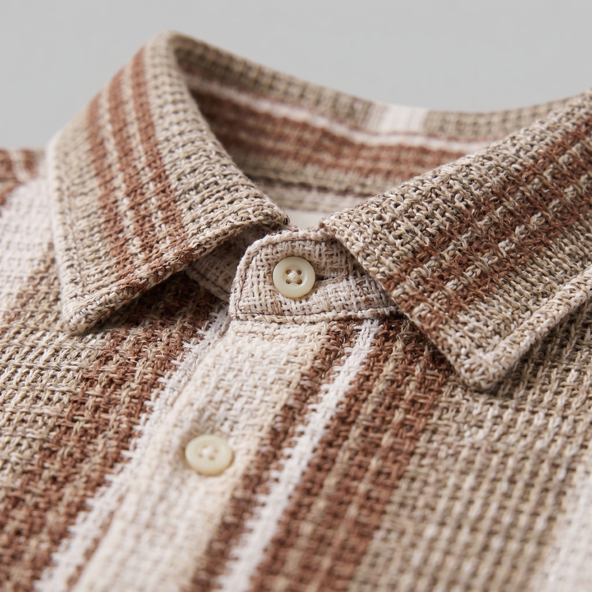 Short Sleeve Striped Shirt for Men Casual Summer