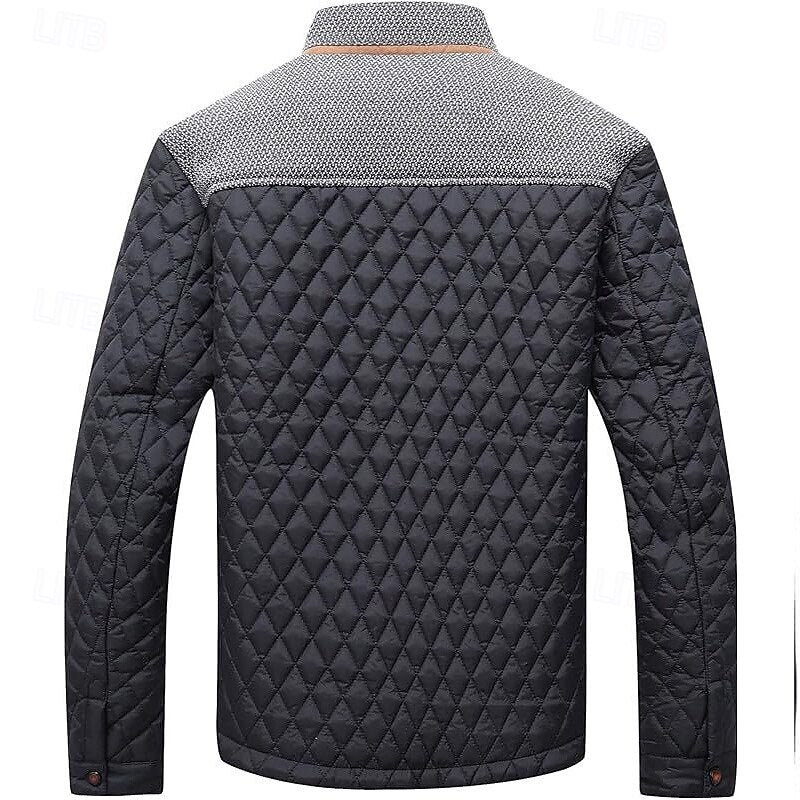 Maxwell | Quilted Stand-Up Collar Jacket