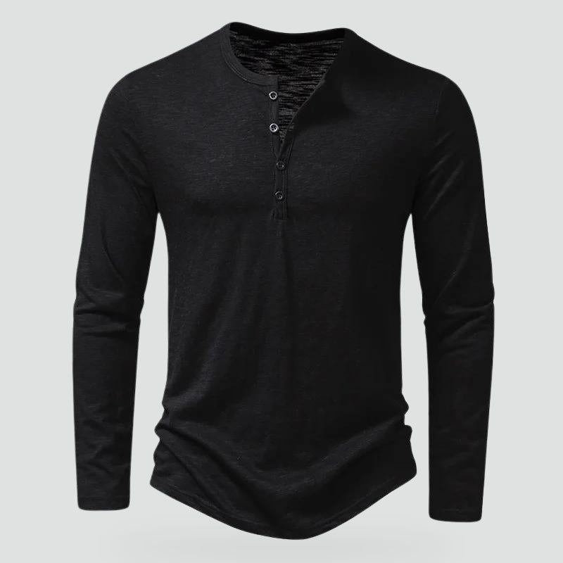 Long Sleeve T-Shirt for Men with Slim Fit and Timeless Design