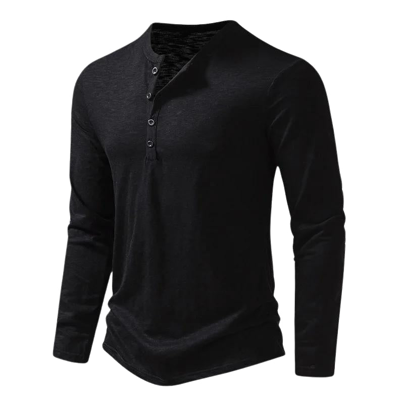 Long Sleeve T-Shirt for Men with Slim Fit and Timeless Design