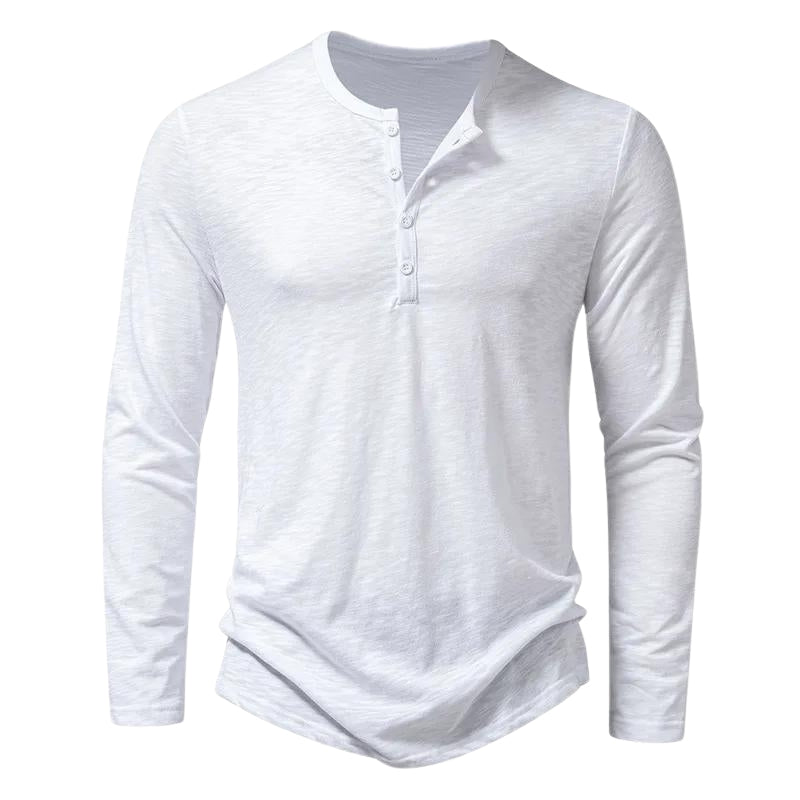 Long Sleeve T-Shirt for Men with Slim Fit and Timeless Design
