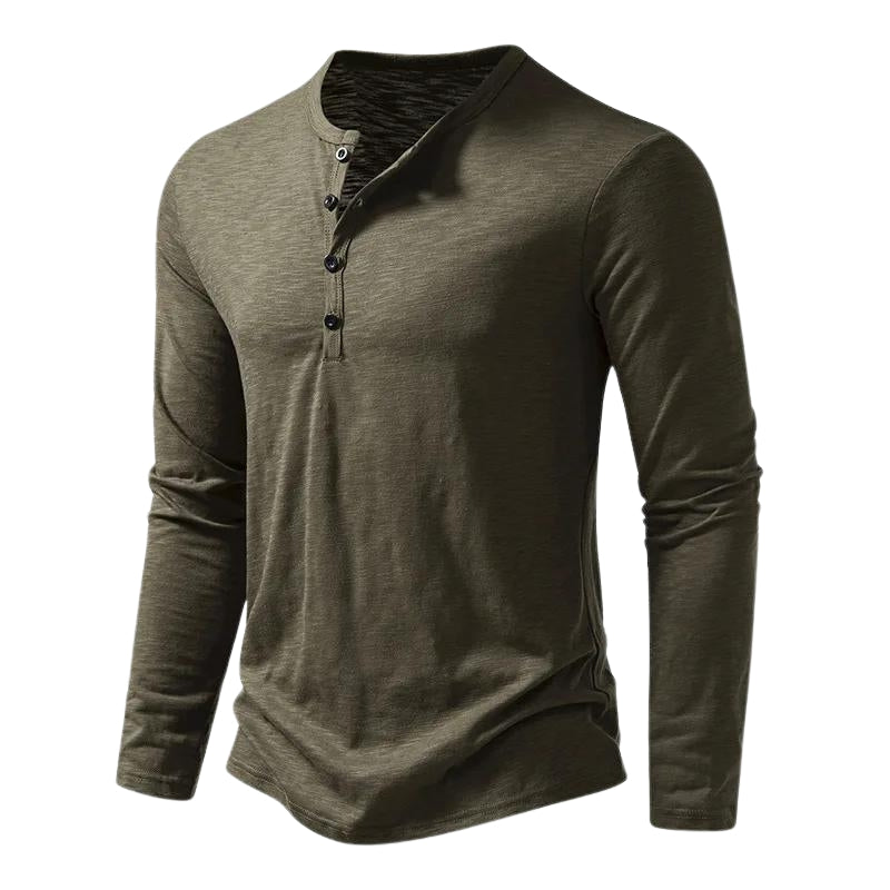 Long Sleeve T-Shirt for Men with Slim Fit and Timeless Design