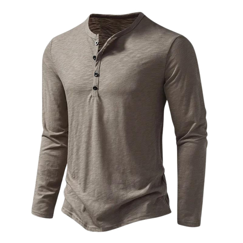Long Sleeve T-Shirt for Men with Slim Fit and Timeless Design