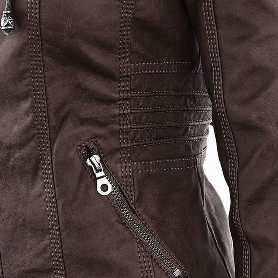 Women's Hooded Jacket with Zipper