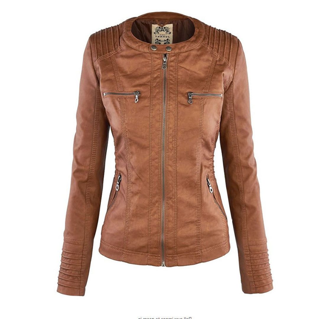 Women's Hooded Jacket with Zipper