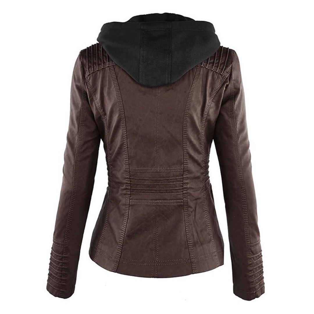 Women's Hooded Jacket with Zipper