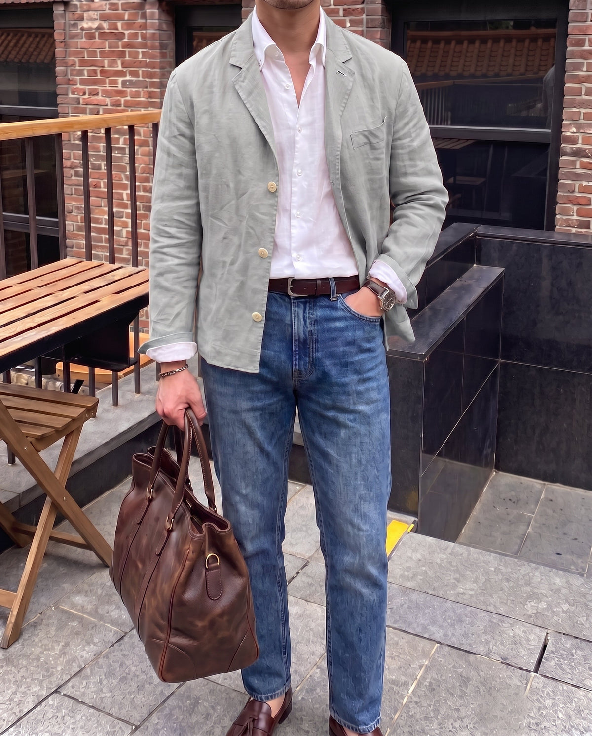 Linen Blazer for Men with Lightweight and Comfort
