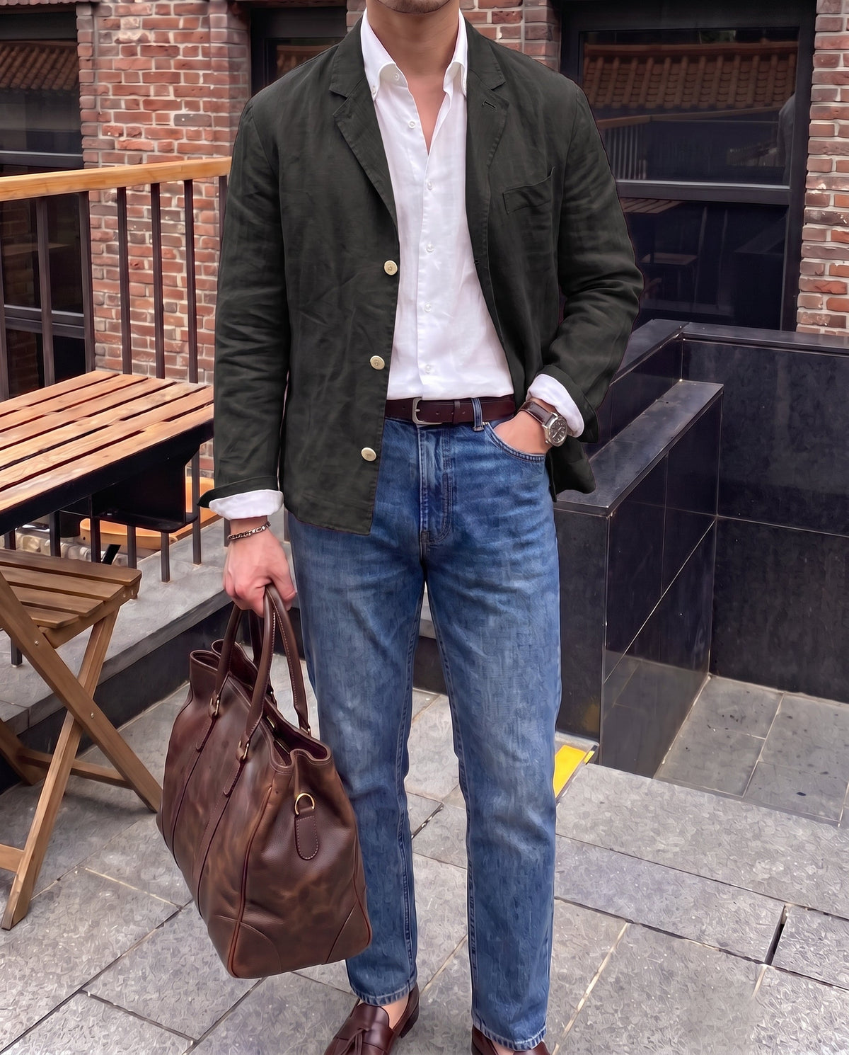 Linen Blazer for Men with Lightweight and Comfort