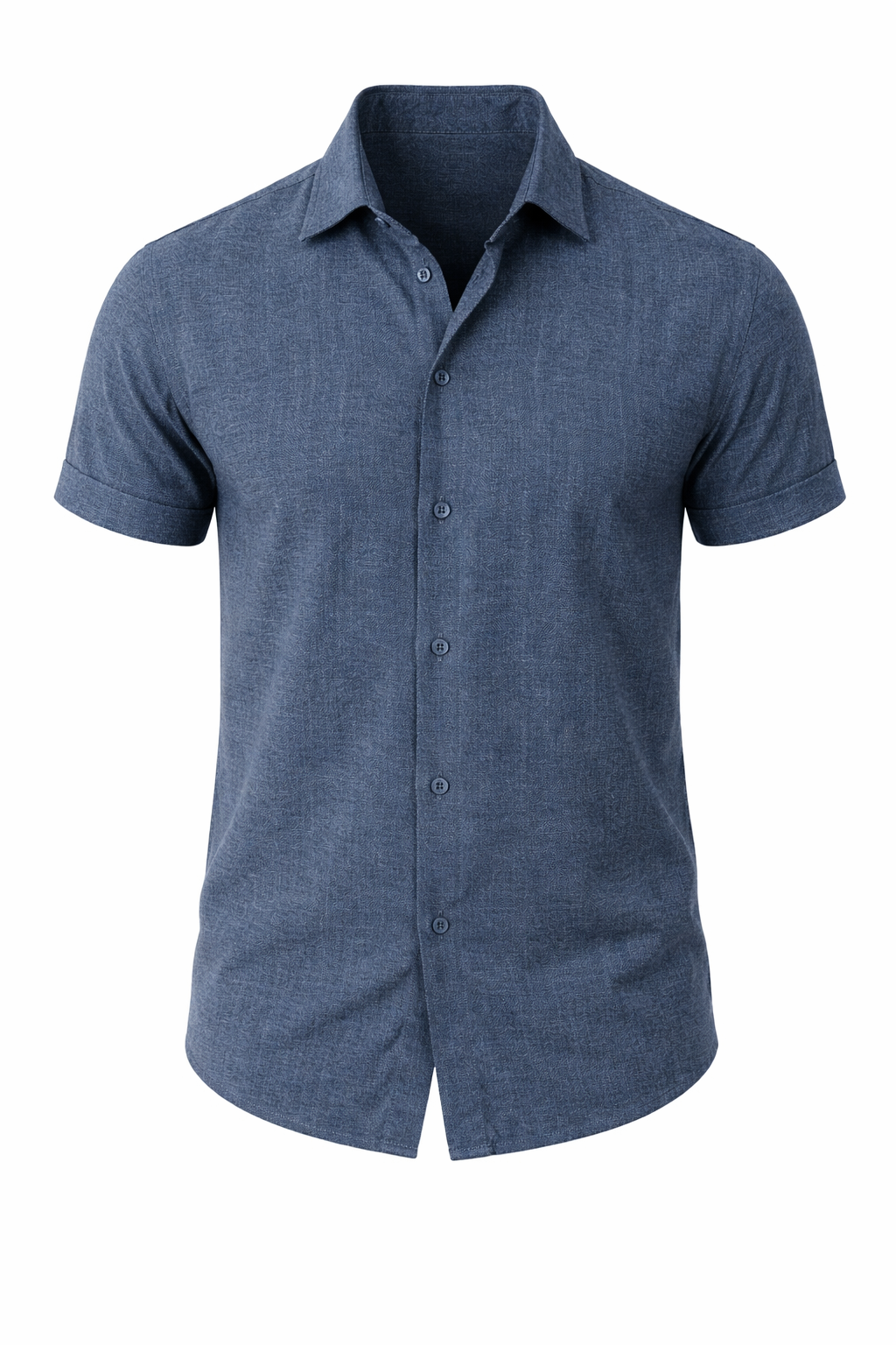 Linen Shirt Men Classic Long Sleeves Casual Summer