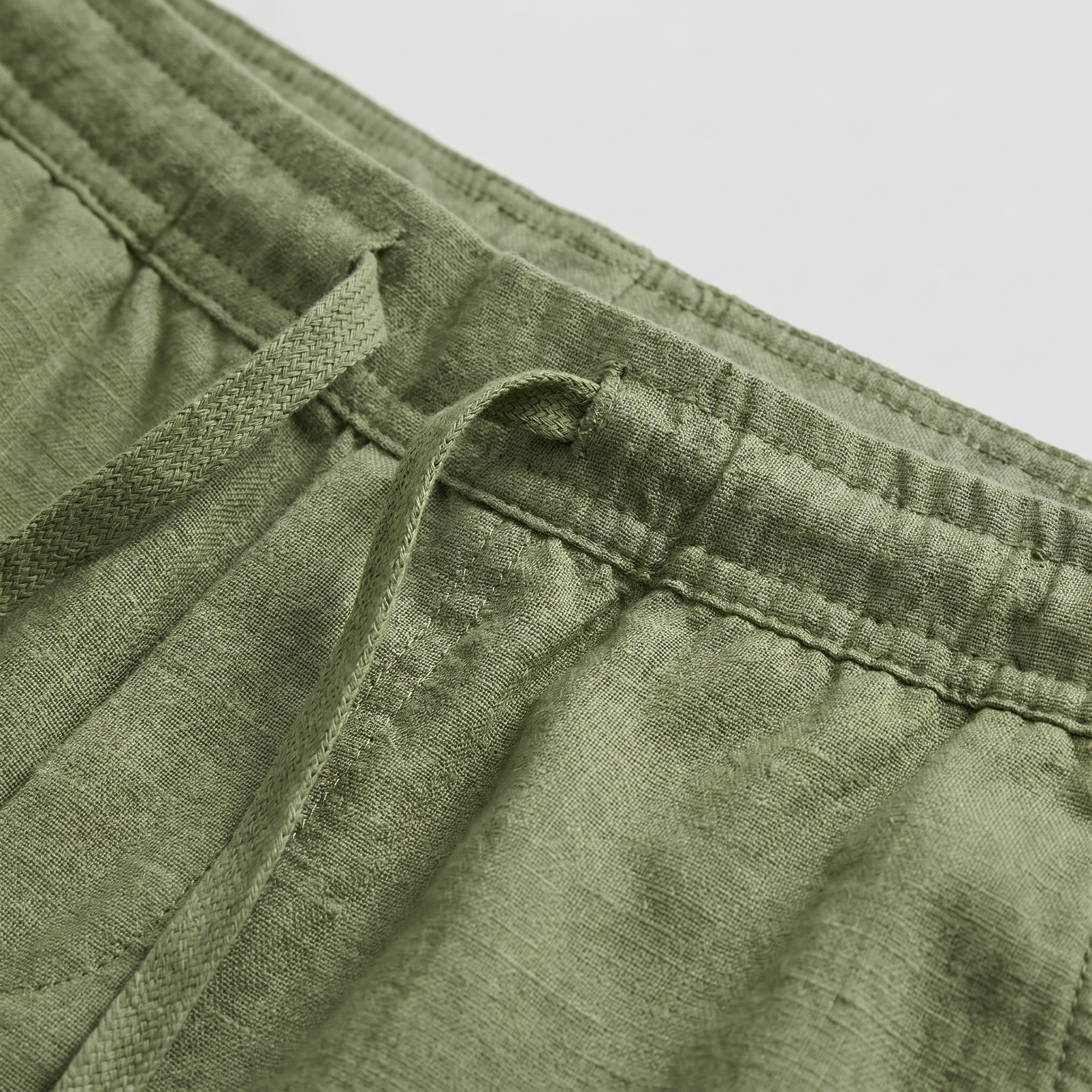 Linen Shorts Men Casual Summer