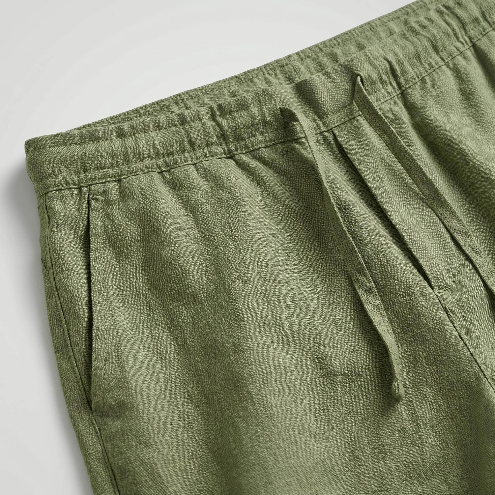Linen Shorts Men Casual Summer