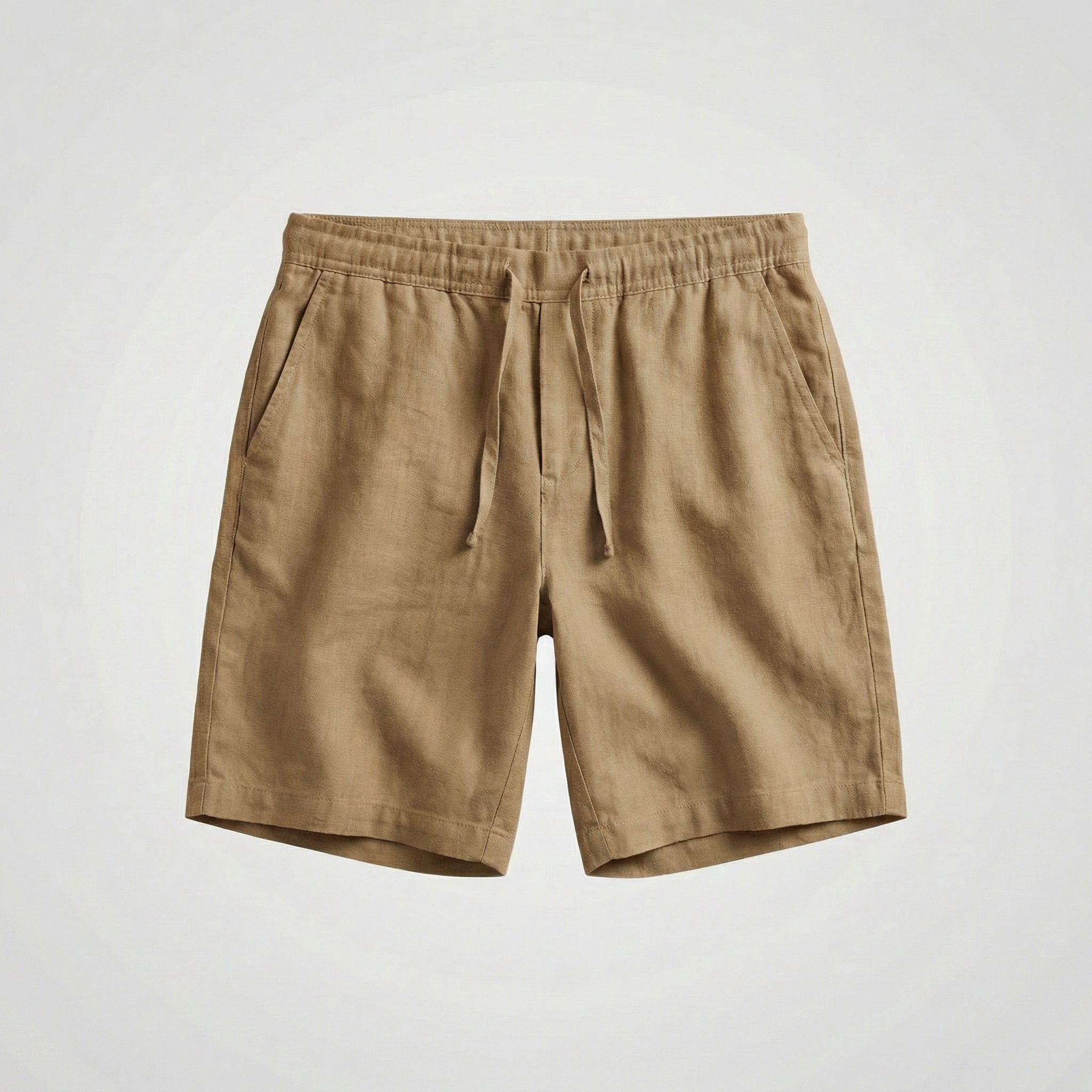 Linen Shorts Men Casual Summer