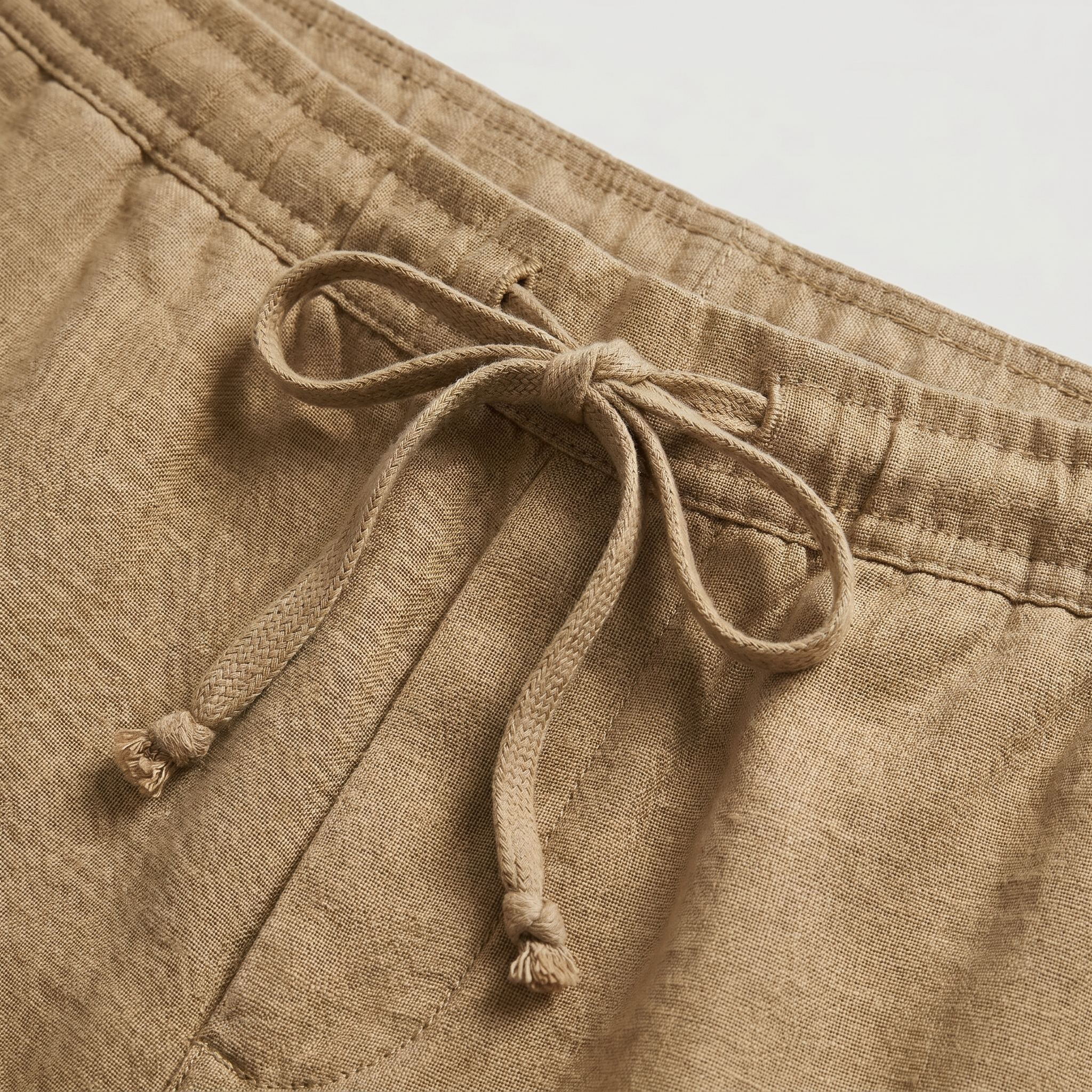 Linen Shorts Men Casual Summer