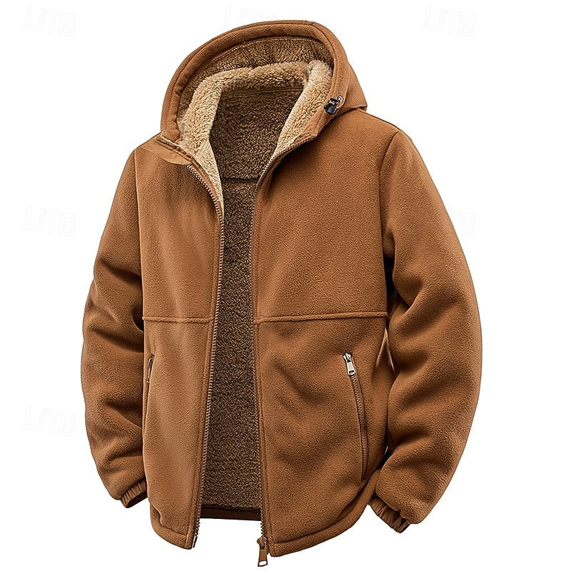 Tristan | Cozy Fleece-Lined Hooded Jacket