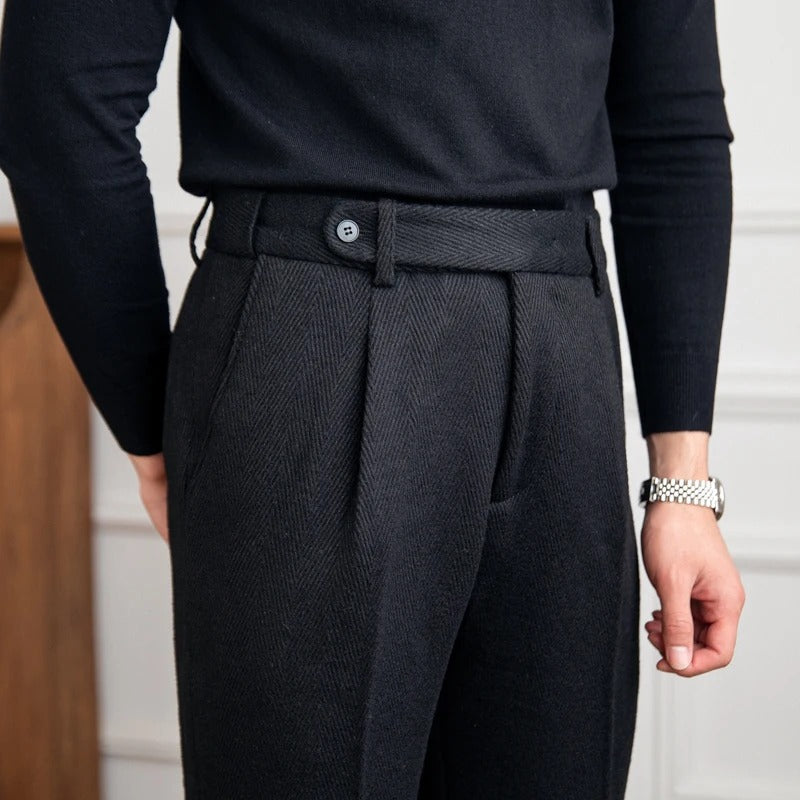 OLD MONEY Wool Trousers