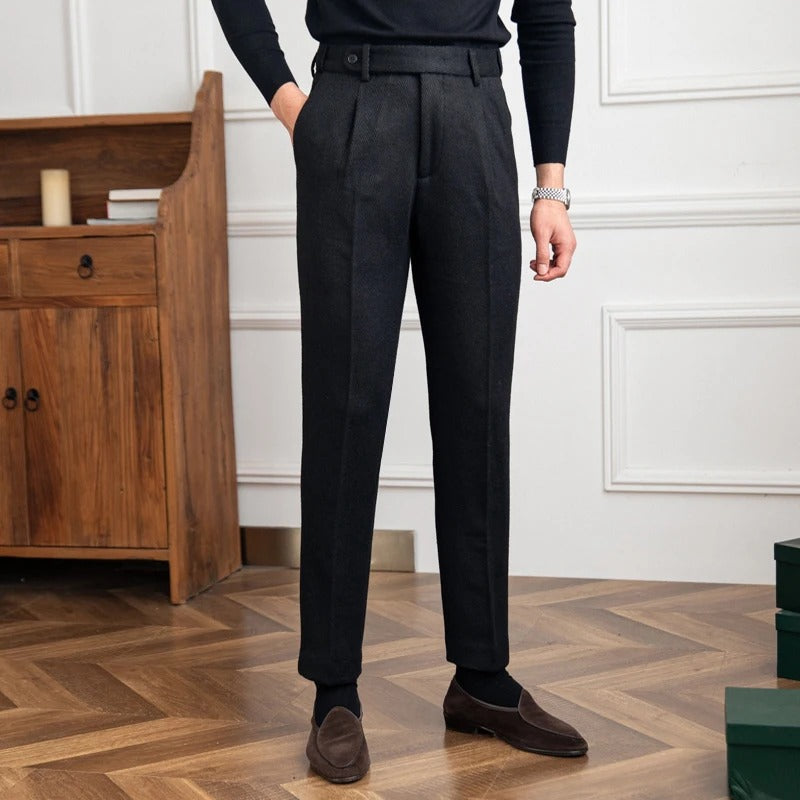 OLD MONEY Wool Trousers