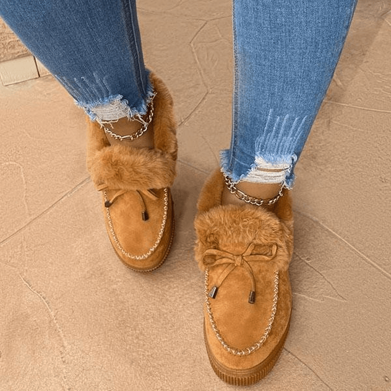 Ladies' Slippers with Faux Fur Lining | Warm, Soft and Stylish
