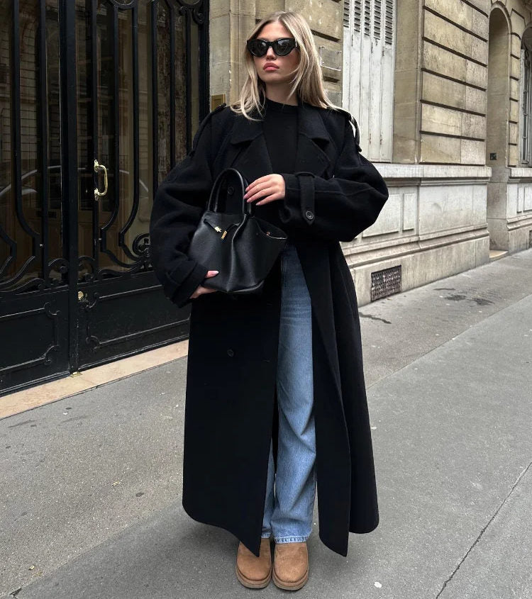 Cheri | Women's Double-Breasted Trench Jacket