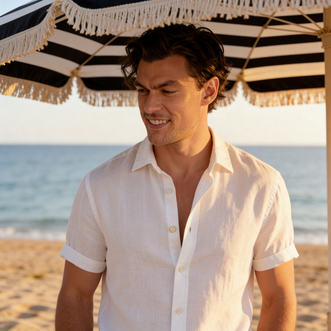 Men's Short Sleeve Summer Shirt Casual Lightweight