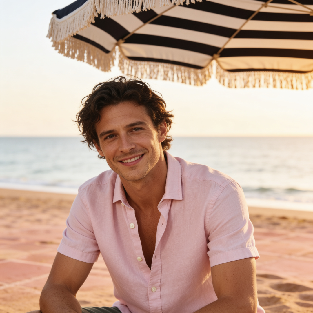 Men's Short Sleeve Summer Shirt Casual Lightweight