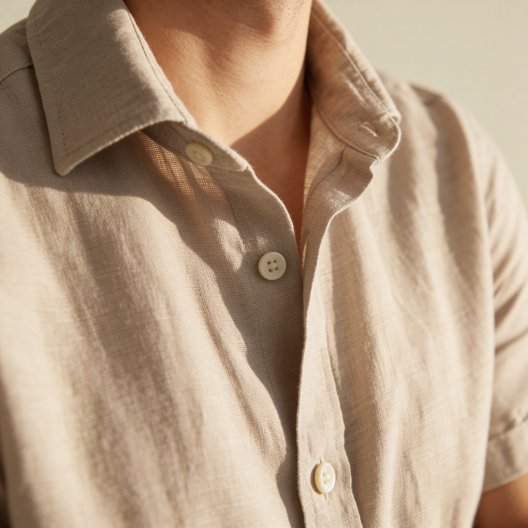 Men's Short Sleeve Summer Shirt Casual Lightweight