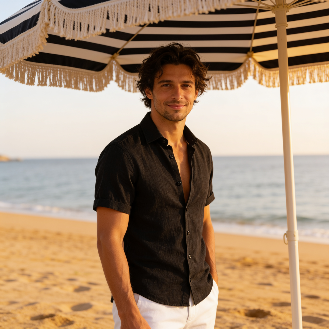 Men's Short Sleeve Summer Shirt Casual Lightweight