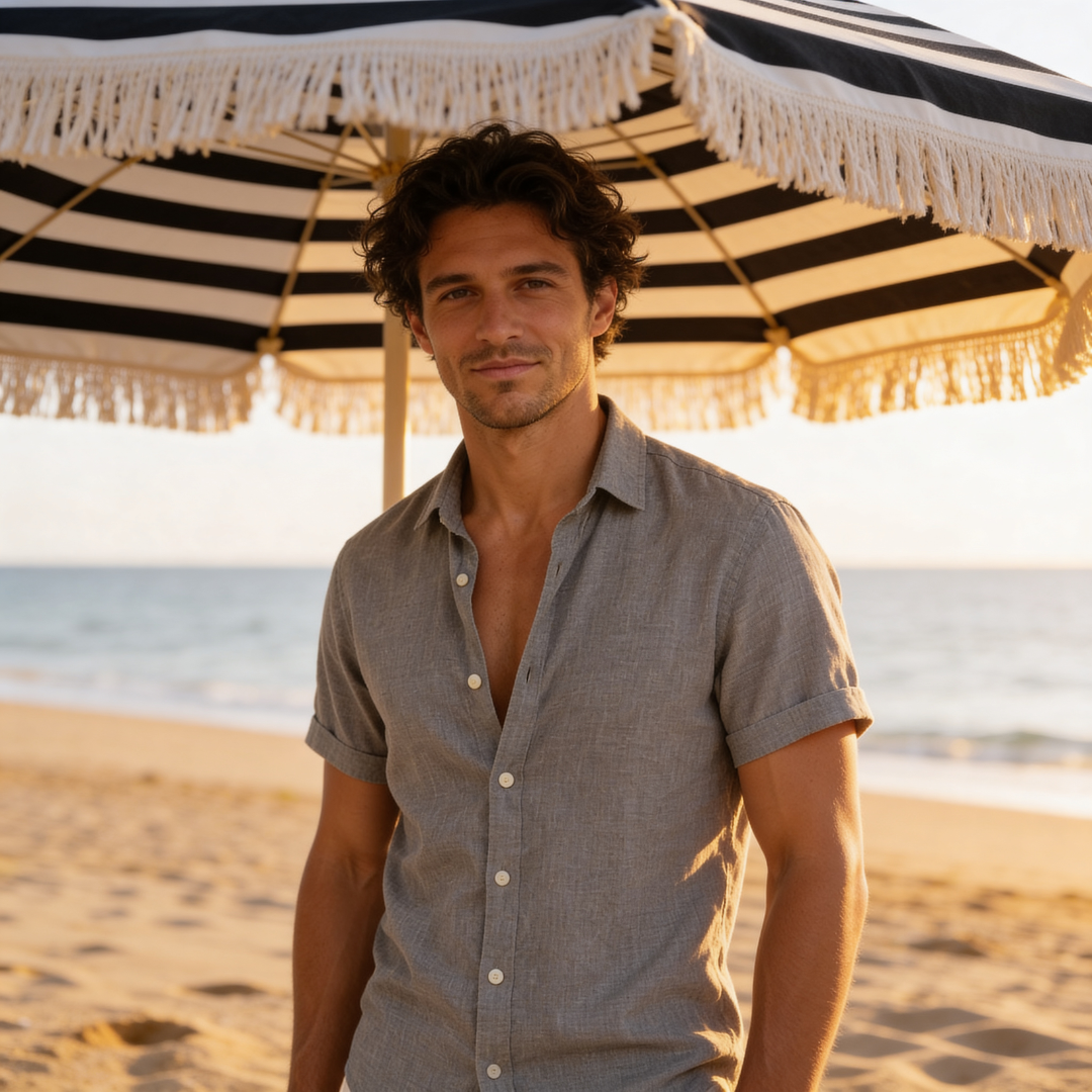 Men's Short Sleeve Summer Shirt Casual Lightweight