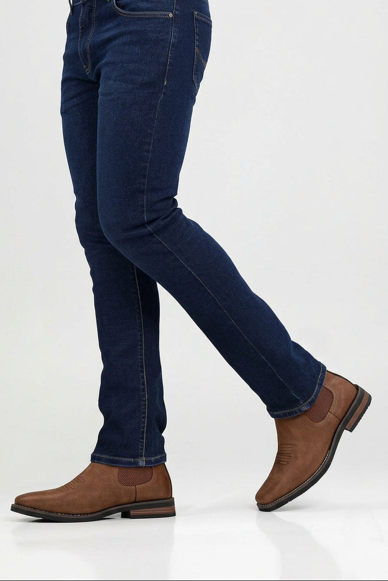 Ankle Boots with Chelsea Slip-On Design
