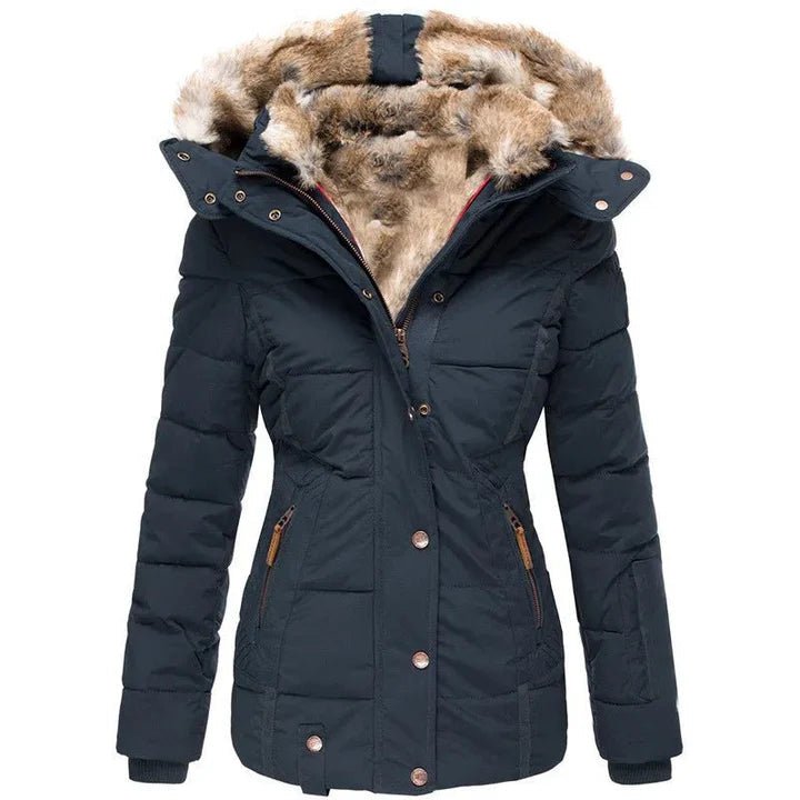 Long Winter Coat for Women with Hood