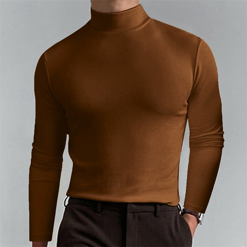 Landon | Elegant Mock-Neck Turtleneck
