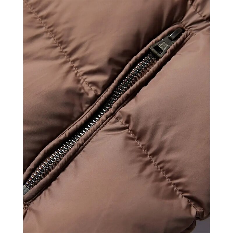 Reuben | Quilted Puffer Jacket with Fur Collar