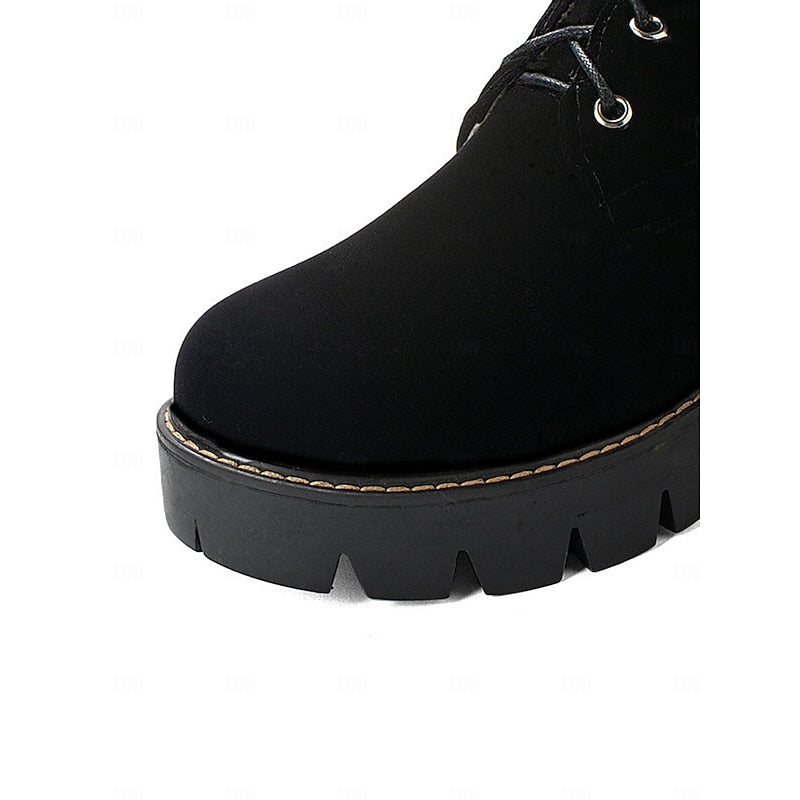 Brenna | Cozy Knee-High Boots with Fur Trim