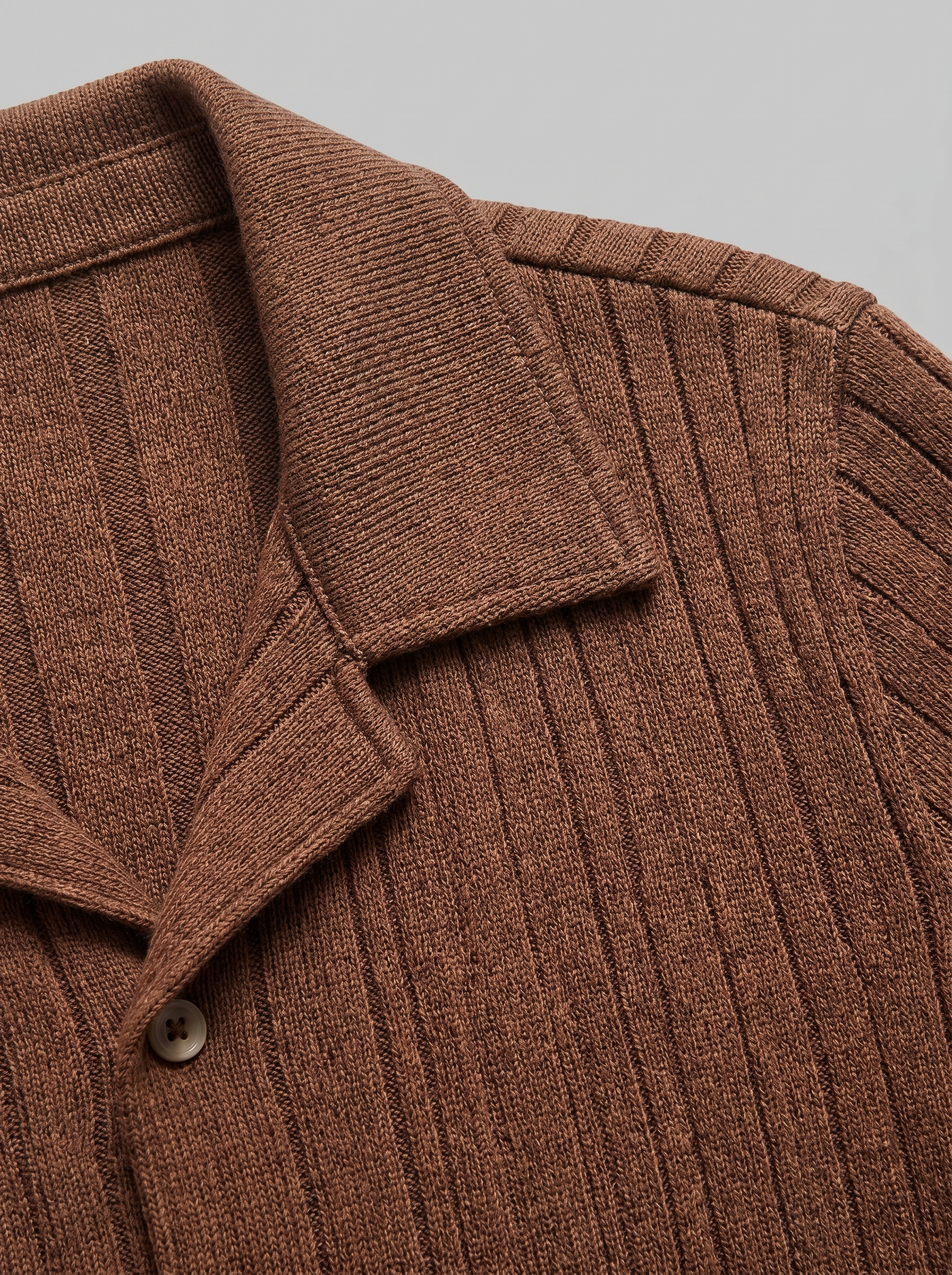 Open-Knit Shirt and Trousers Set for Men - Summer Casual