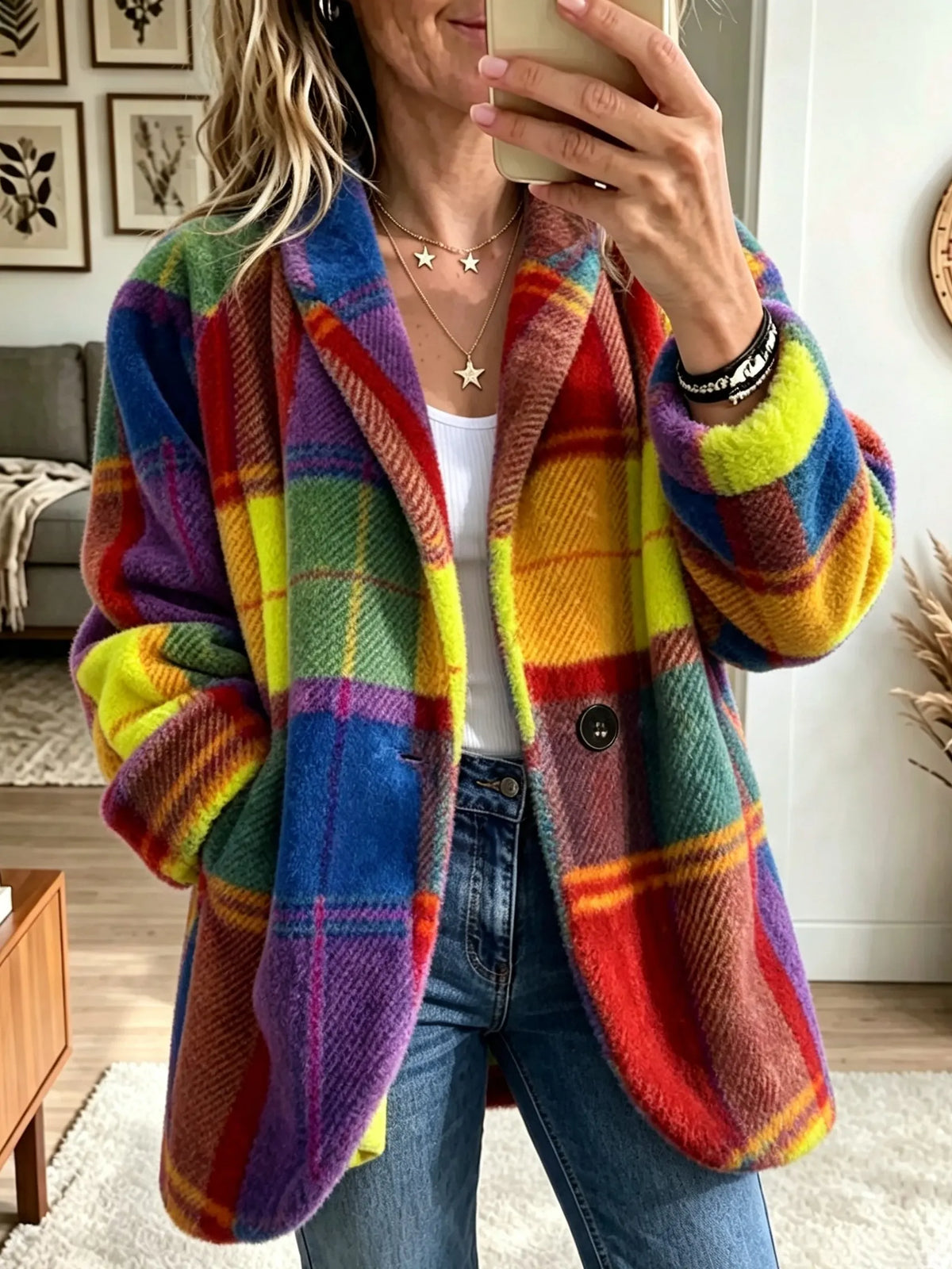 Marjorie | Bold Checked Jacket