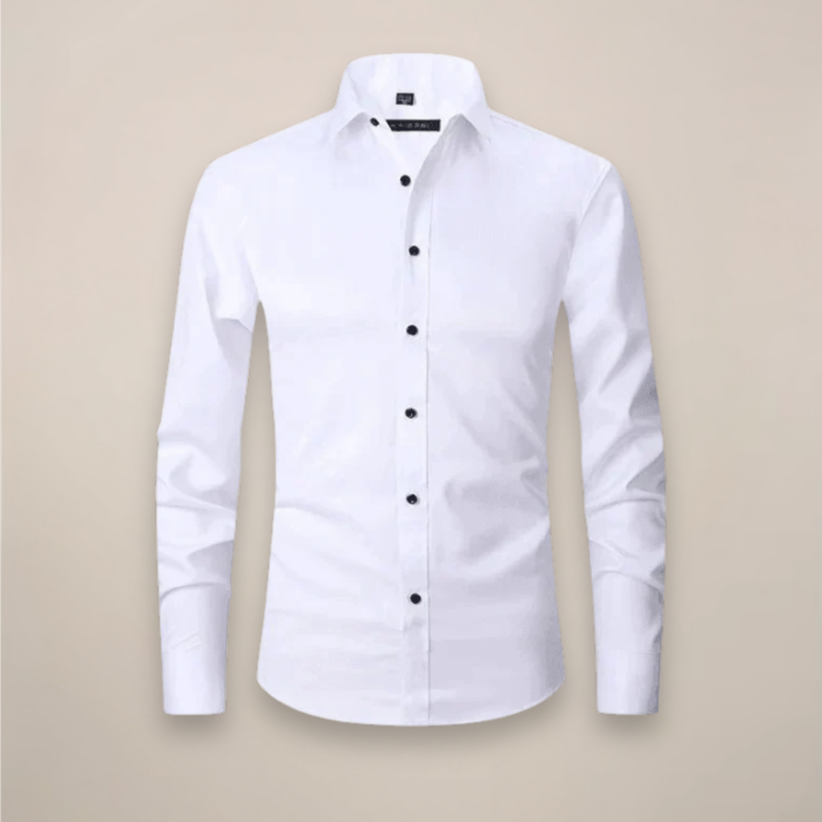 Men's Long Sleeve Shirt Structured Fit Wrinkle-Free