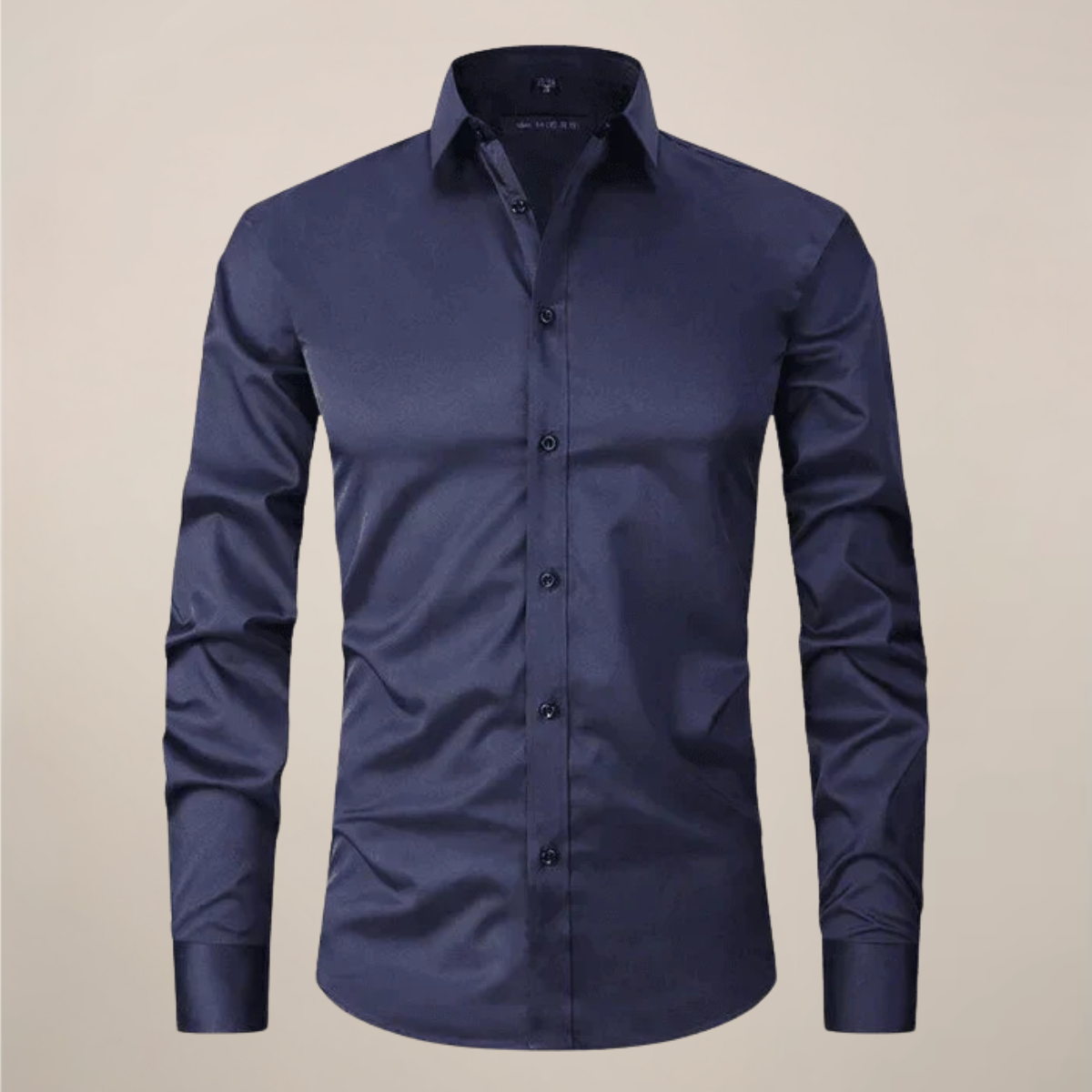 Men's Long Sleeve Shirt Structured Fit Wrinkle-Free