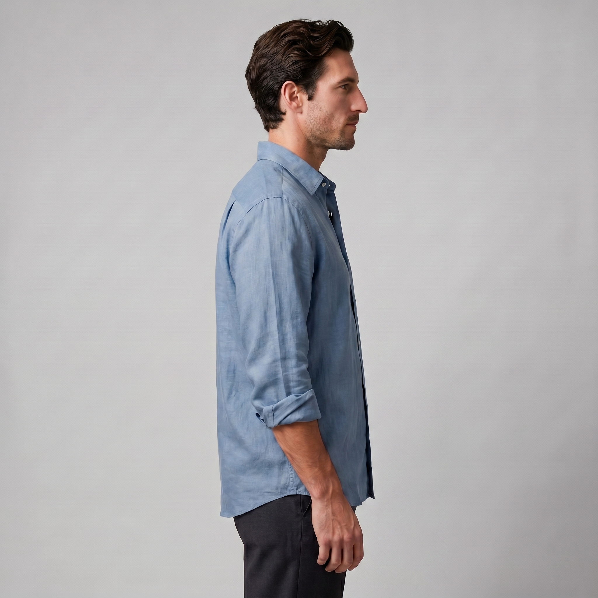 Men's Oversized Long Sleeve Casual Shirt