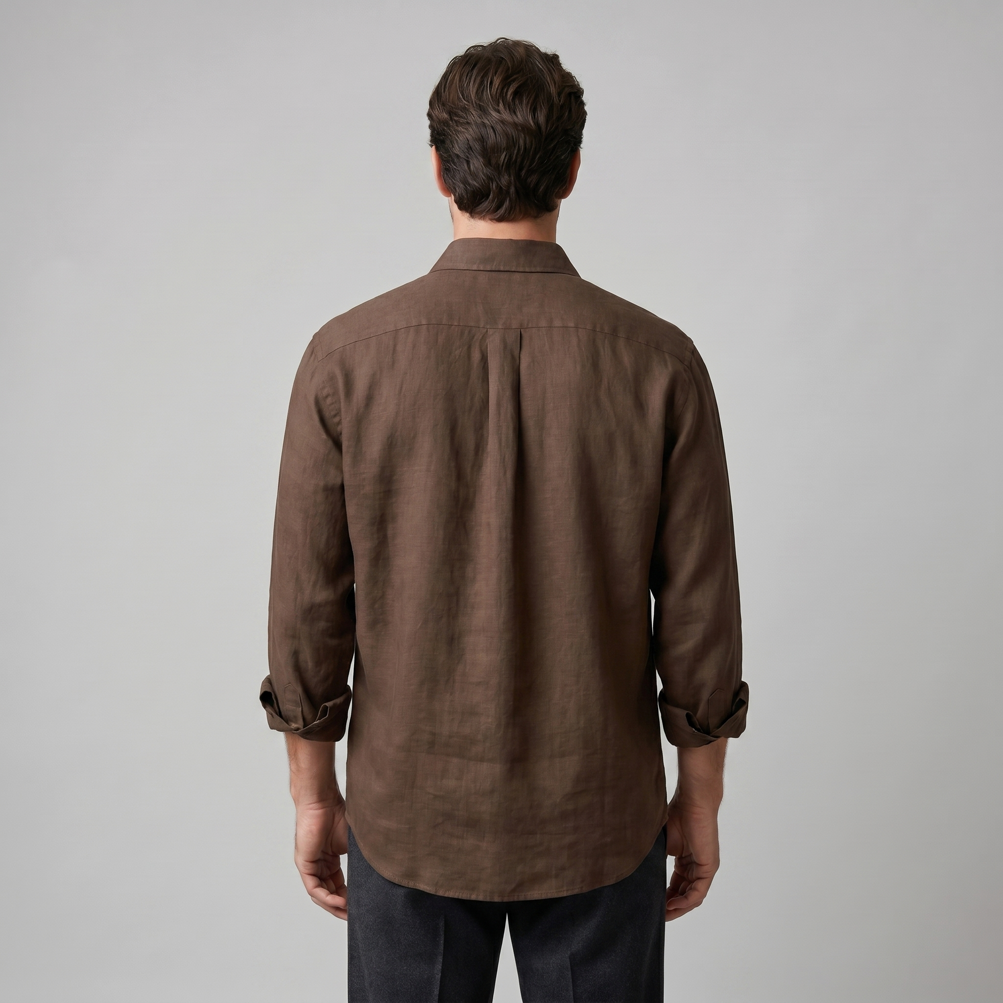 Men's Oversized Long Sleeve Casual Shirt