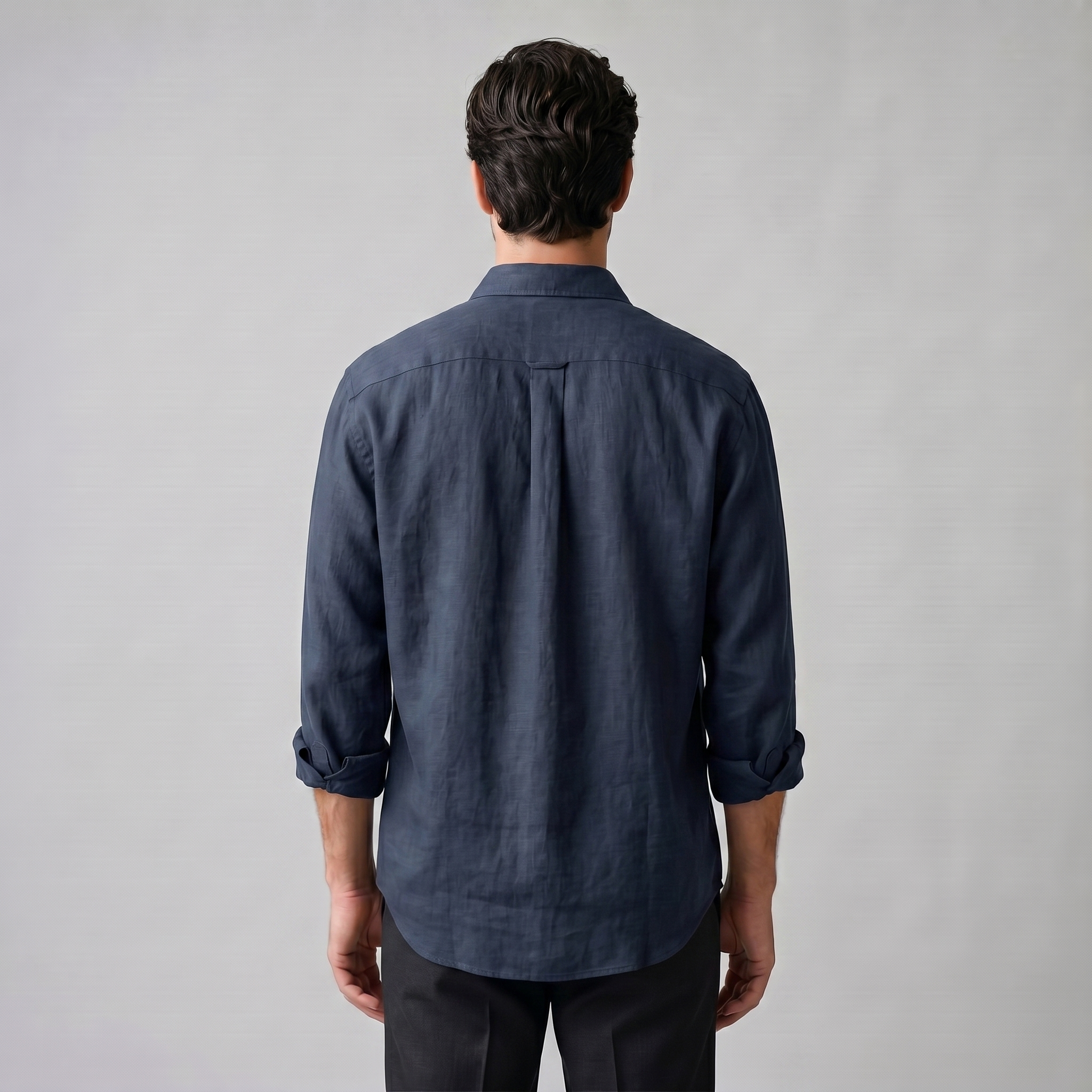 Men's Oversized Long Sleeve Casual Shirt