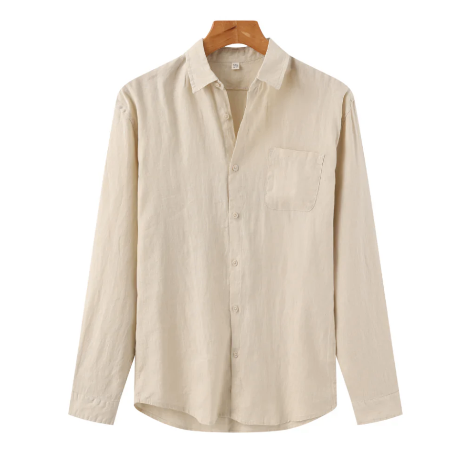 Shirt Long Sleeves Men Comfort Casual
