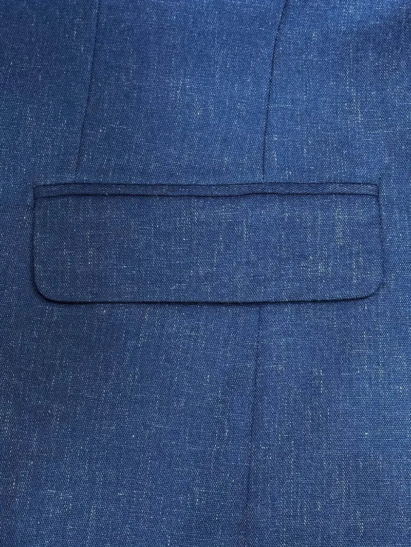 Pak Heren Slim Fit Blazer en Broek Business Bruiloft Zomer