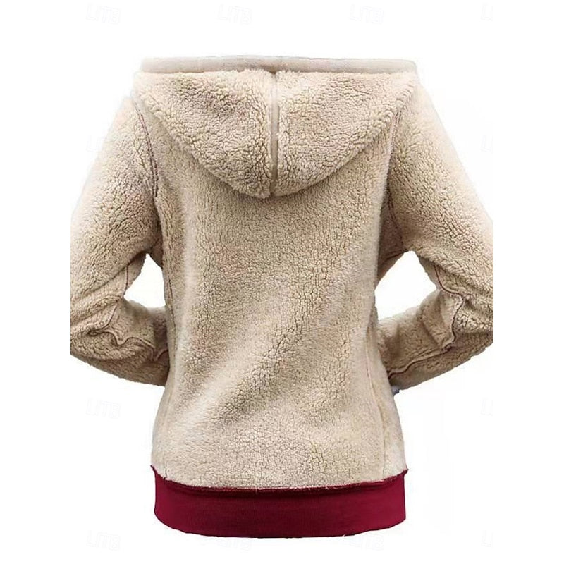 Marina | Comfortable Hooded Zip Jacket with Lining