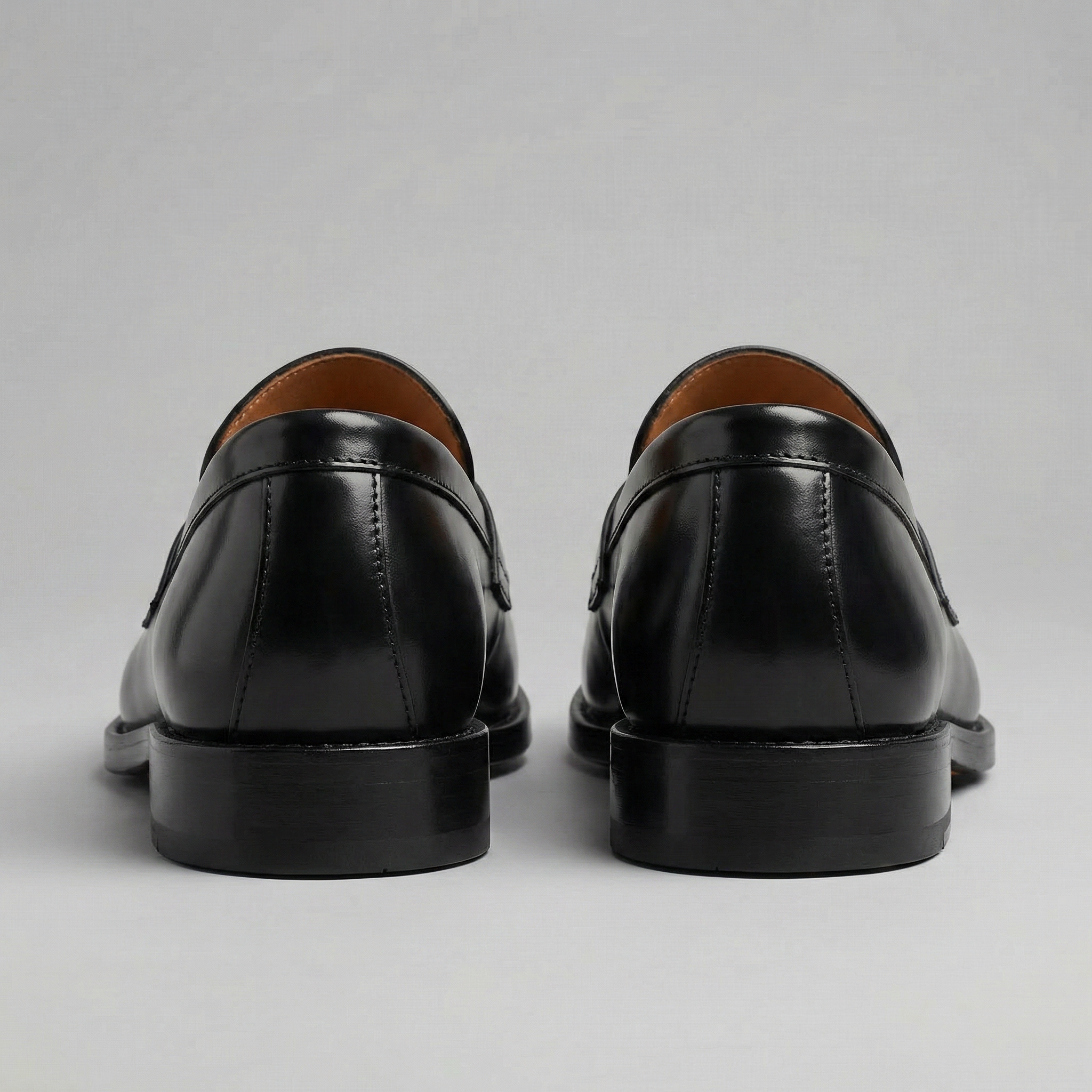 Men's Leather Penny Loafers Slip-On Casual Shoes