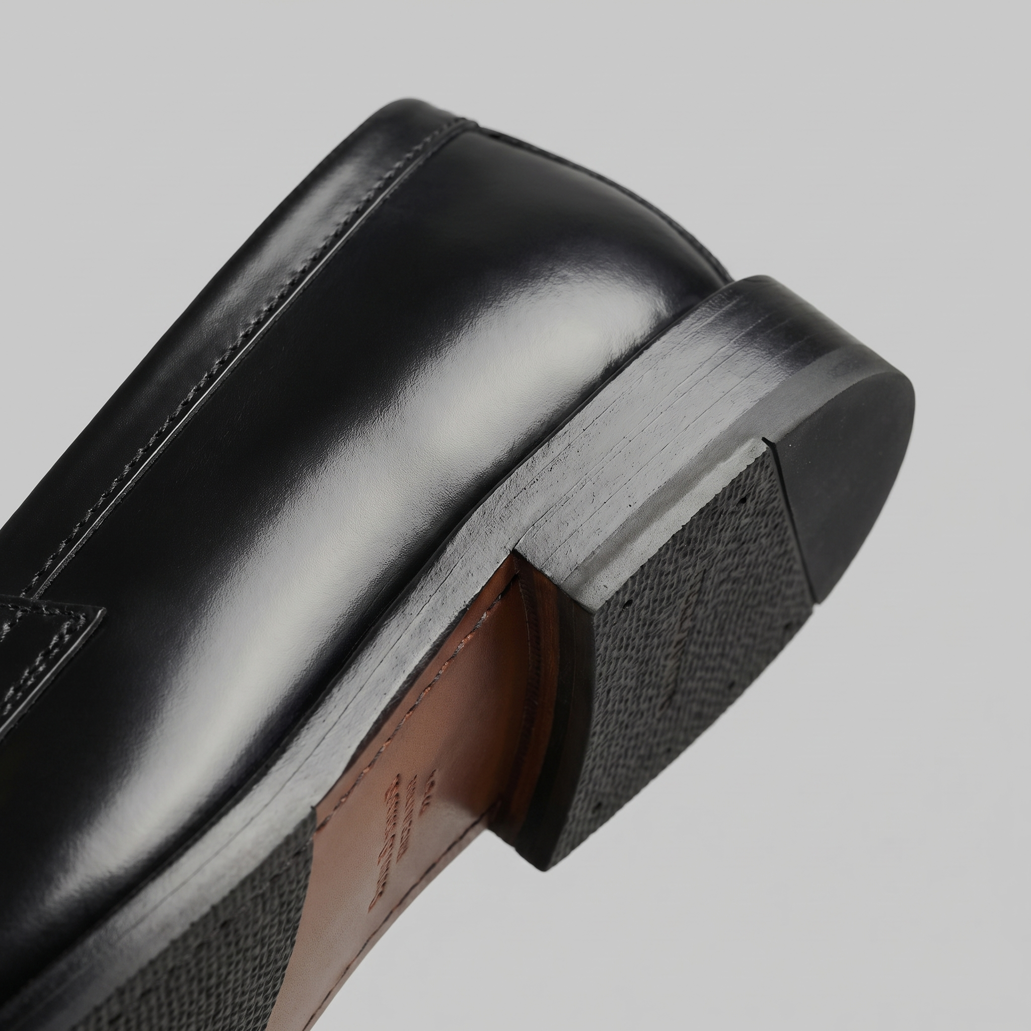 Men's Leather Penny Loafers Slip-On Casual Shoes