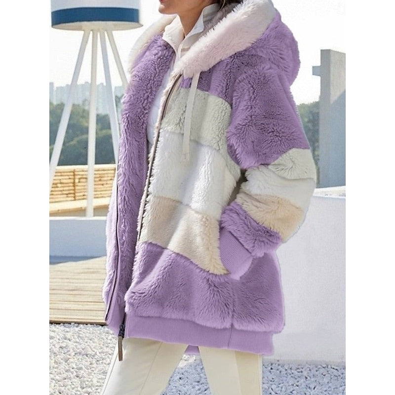 Heather | Comfortable Hooded Zip-Up Jacket