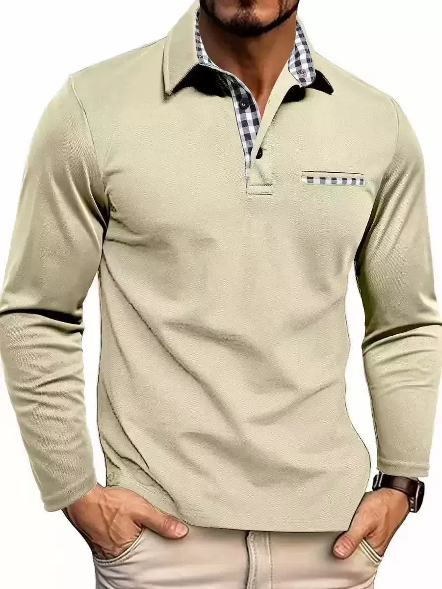Men's Long-Sleeve Polo Shirt