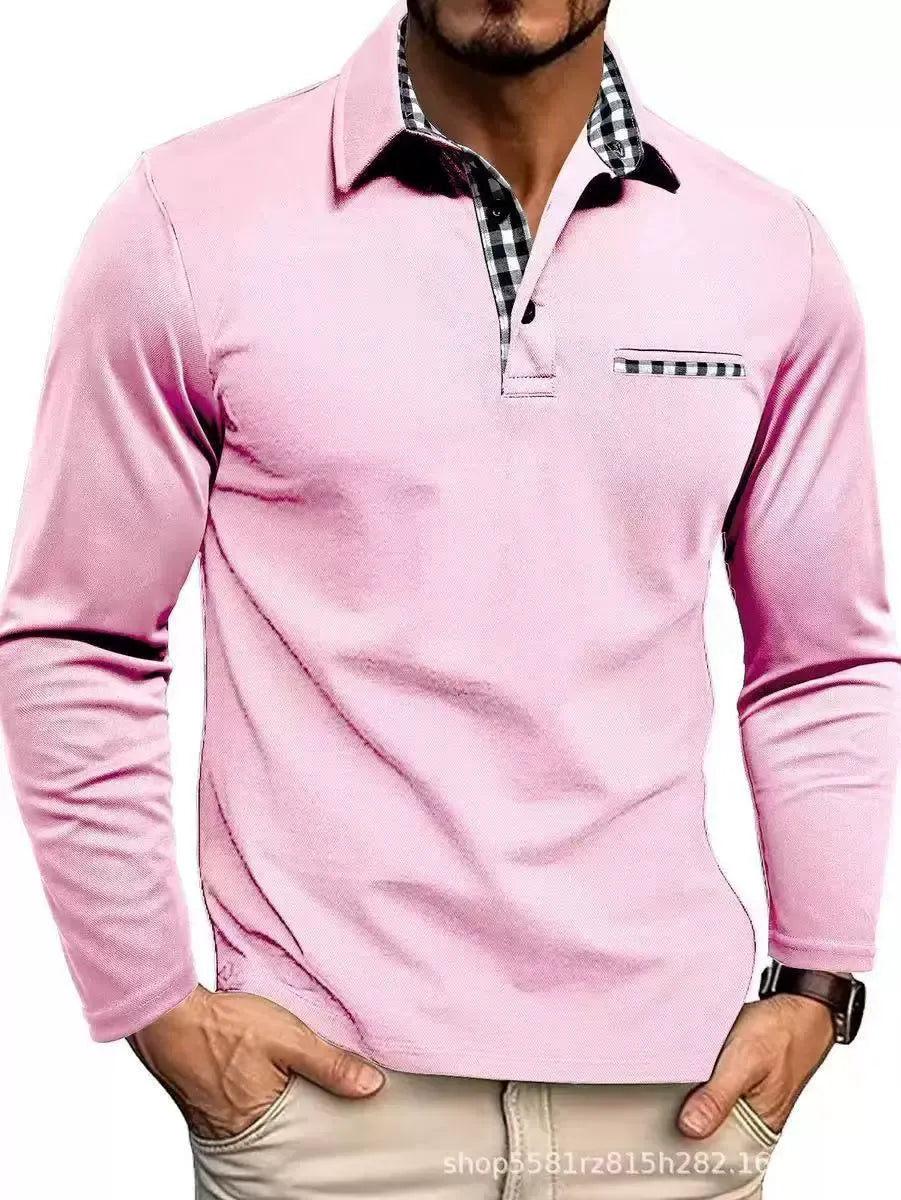Men's Long-Sleeve Polo Shirt
