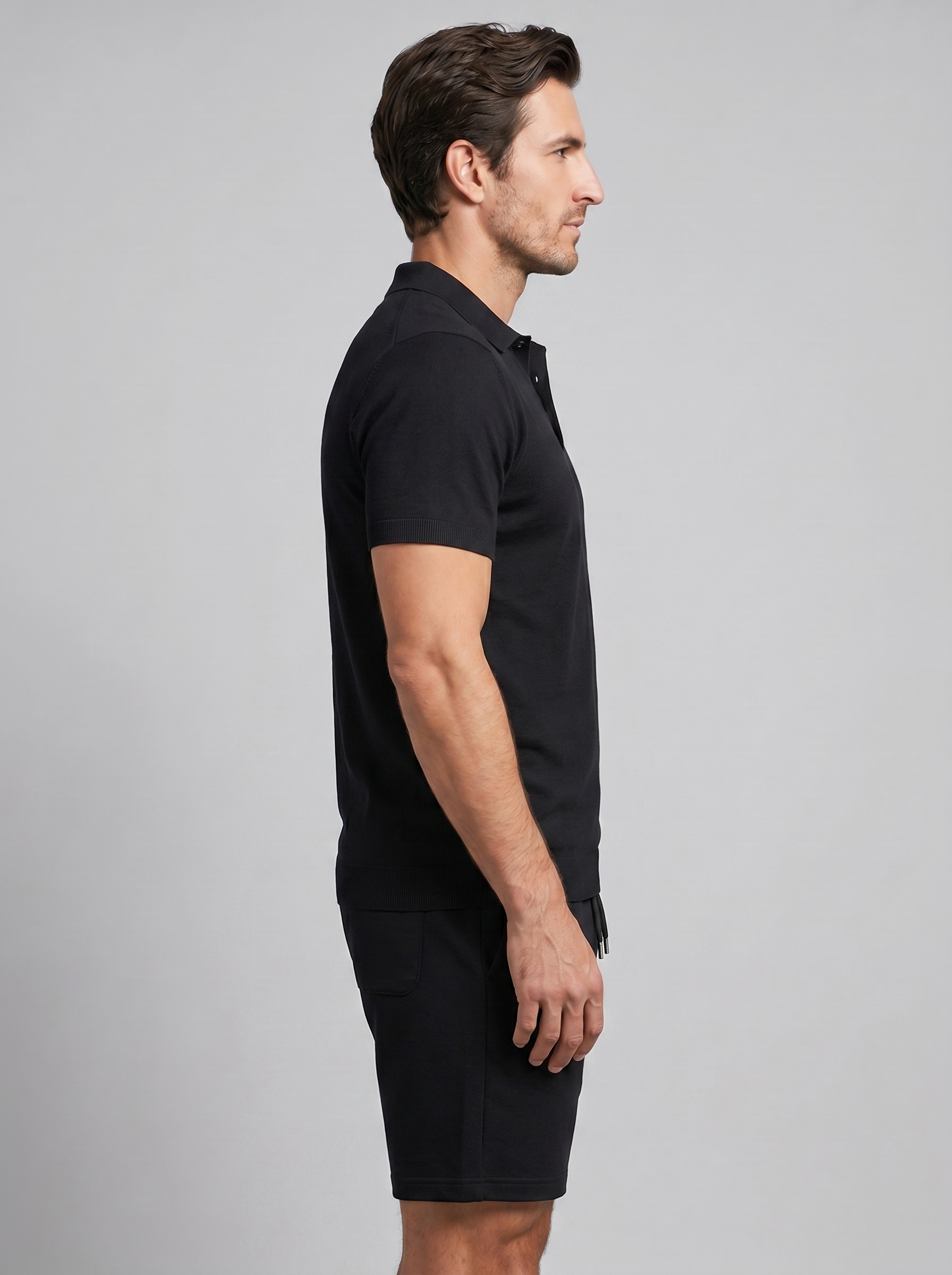 Men's Polo and Shorts Set Summer Casual
