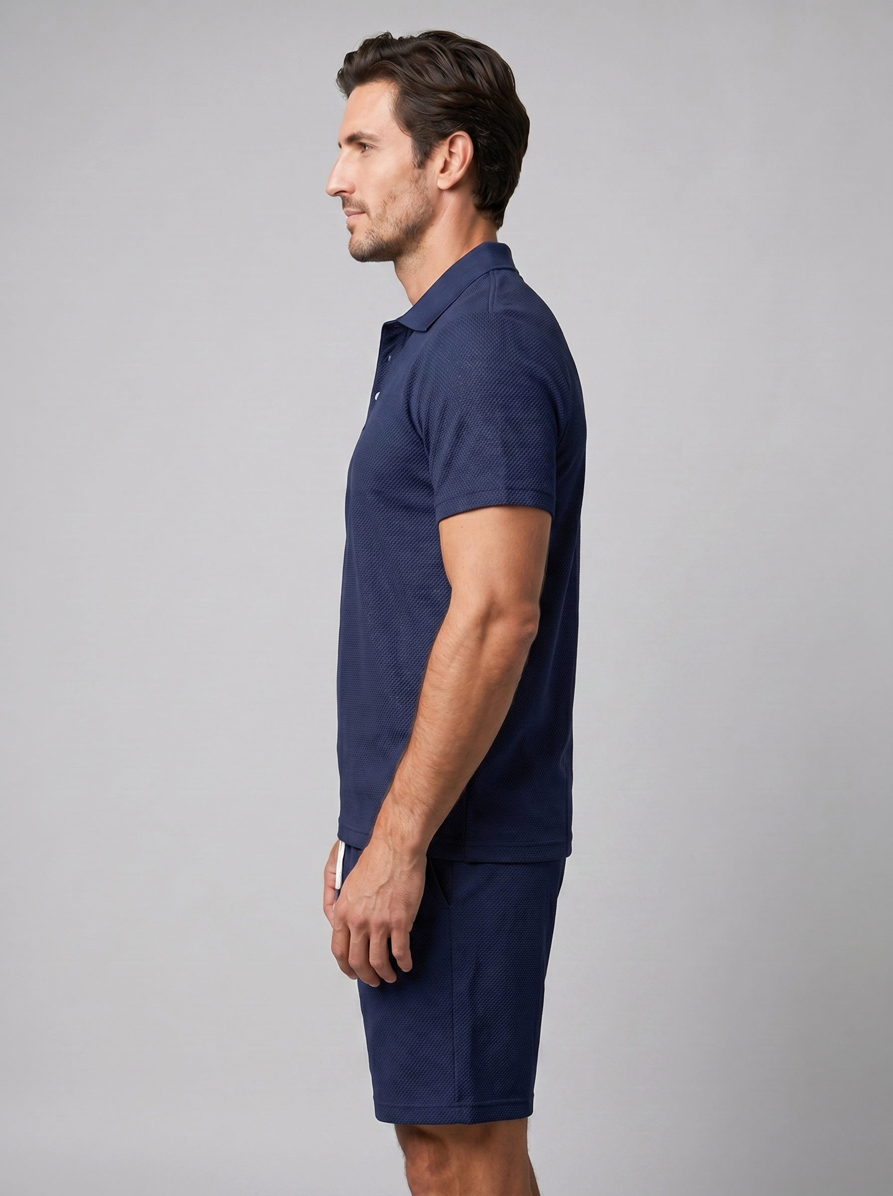 Men's Polo and Shorts Set Summer Casual